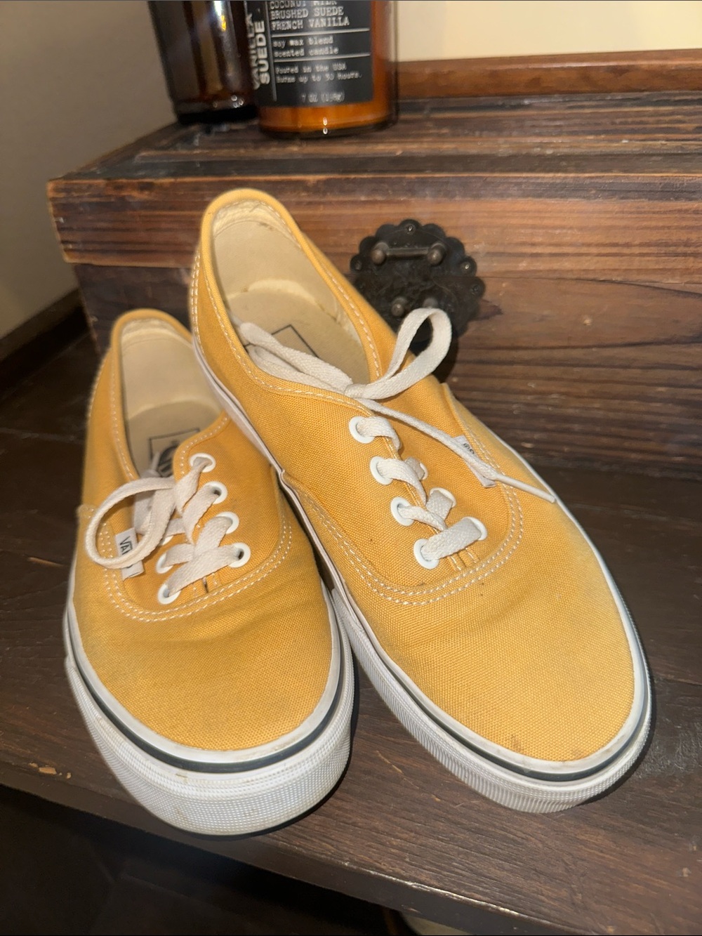 Vans Classic Low-Top Canvas Sneakers - Mustard Yellow